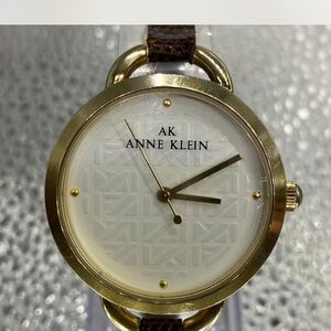 Ladies *** Anne  Klein Gold  \ creme “Watch” LuX ***^